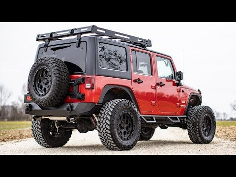 10586A Tubular Doors - Front - Jeep Wrangler JK (2007-2018) Rough Country Canada