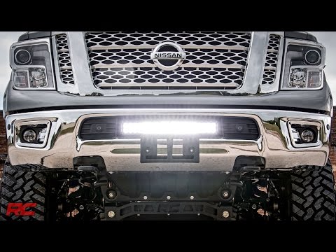 80645 LED Light - Bumper Mnt - 20 " Spectrum Dual Row - Nissan Titan XD (16-22) Rough Country Canada