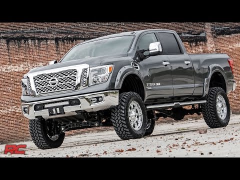87730 6 Inch Lift Kit - Nissan Titan XD 4WD (2016-2023) Rough Country Canada