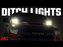 Charger l'image dans la galerie, 70835 LED Light - Ditch Mount - Dual 2" Black Pairs - Spot - Toyota Tundra (14-21) Rough Country Canada