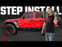 Load image into Gallery viewer, 90769A Contoured Drop Steps - 4 Door - Jeep Wrangler 4xe (21-23)/Wrangler JL (18-23) Rough Country Canada