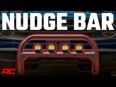 51050 Nudge Bar - 3 Inch Wide Angle Led (x4) - Ford Bronco 4WD (21-23) Rough Country Canada