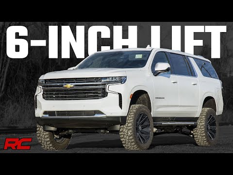 10900 6 Inch Lift Kit - Chevy/GMC SUV 1500 4WD (2021-2023) Rough Country Canada