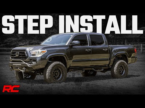 AL405202 AL2 Drop Steps - Double Cab - Toyota Tacoma 2WD/4WD (2005-2023) Rough Country Canada