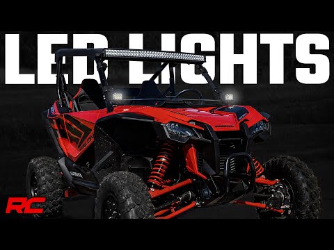 92035 LED Light - Cage Mount - 2" Chrome Pair - Wide Angle - Honda Talon (19-21) Rough Country Canada