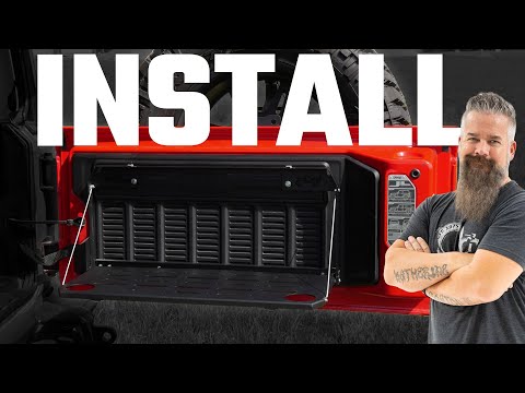 10625 Tailgate Table - Jeep Wrangler 4xe (21-23)/Wrangler JL (18-23) 4WD Rough Country Canada