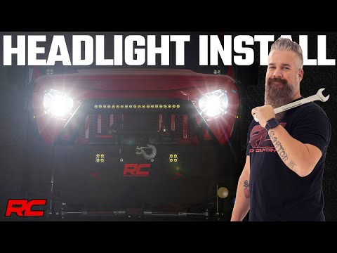 RCH5100 9 Inch Headlight - Pair - Jeep Gladiator JT/Wrangler 4xe/Wrangler JL (18-23) Rough Country Canada