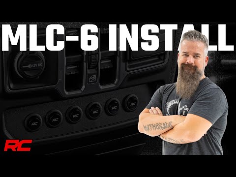 70964 MLC-6 - Muliple Light Controller - Lower Dash - Jeep Wrangler JL (18-23) Rough Country Canada