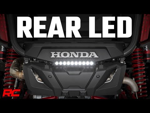 92027 LED Light - Rear Mount - 10" Black Slimline - Honda Talon (19-21) Rough Country Canada