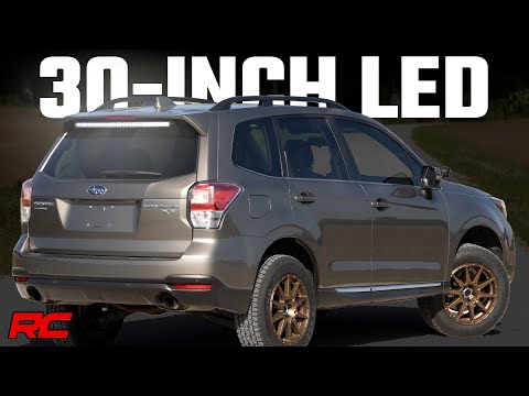 70878 LED Light Kit - 30 Inch - Single Row - Rear Mount - Subaru Forester (14-18) Rough Country Canada