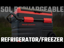 Load image into Gallery viewer, 99042 50L Portable Refrigerator/Freezer w/Solar Panel - Rechargeable - 12 Volt/AC 110 Rough Country Canada