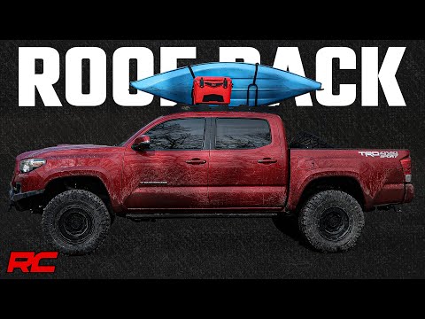 73107 Roof Rack - Front LED Lights - Toyota Tacoma 2WD/4WD (2005-2023) Rough Country Canada