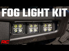 Load image into Gallery viewer, 51088 LED Light - Fog Mount - Triple 2" Black Pair - Amber DRL - Ford Bronco (21-23) Rough Country Canada