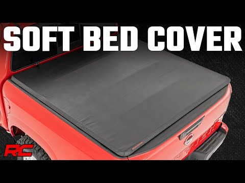 RC44805522 Bed Cover - Tri Fold - Soft - 5' Bed - Nissan Frontier (22-23) Rough Country Canada