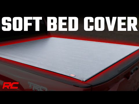 48519550 Soft Roll Up Bed Cover w/o Cargo Management - 5'7" Bed - Toyota Tundra (22-23) Rough Country Canada