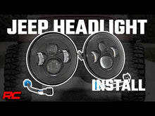 Load image into Gallery viewer, RCH5400 Headlights - DRL Halo LED - 7" - Jeep Wrangler TJ 4WD (1997-2006) Rough Country Canada