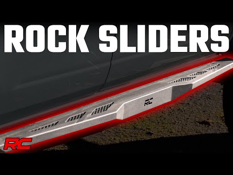 90803 Rock Sliders - Heavy Duty l 4-Door - Ford Bronco 4WD (2021-2023) Rough Country Canada