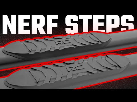 21003 Oval Nerf Step - Crew Cab - Black - Ram 1500 (10-18)/2500 (10-23) Rough Country Canada