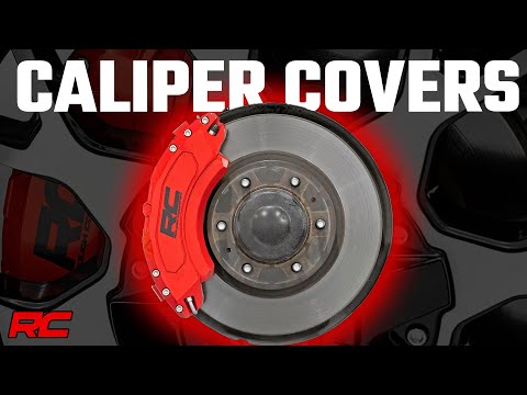 71140A Caliper Cover - Red - Jeep Wrangler JK (2007-2018) Rough Country Canada