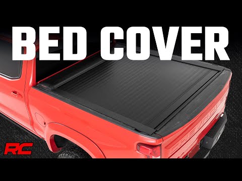 46120581 Retractable Bed Cover - 5'7" Bed - Chevy/GMC 1500 (19-23) Rough Country Canada