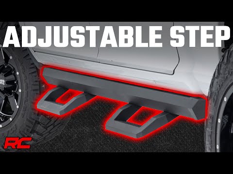32001 SR2 Adjustable Aluminum Steps - Crew Cab - Ram 1500 (09-18)/2500 (10-18) Rough Country Canada