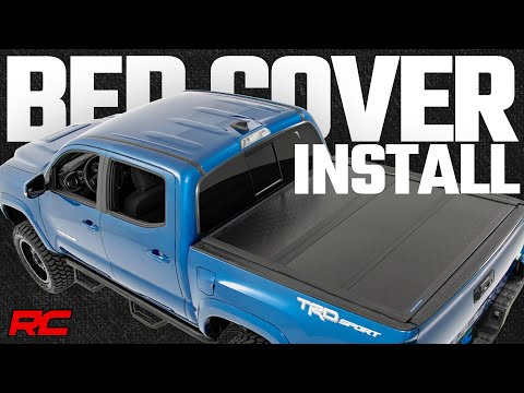 47420500 Hard Low Profile Bed Cover - 5' Bed - Toyota Tacoma 2WD/4WD (16-23) Rough Country Canada