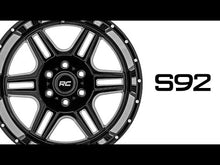 Load image into Gallery viewer, 92221206 Rough Country 92 Series Wheel - Machined One-Piece - Gloss Black - 22x12 - 8x180 - -44mm Rough Country Canada