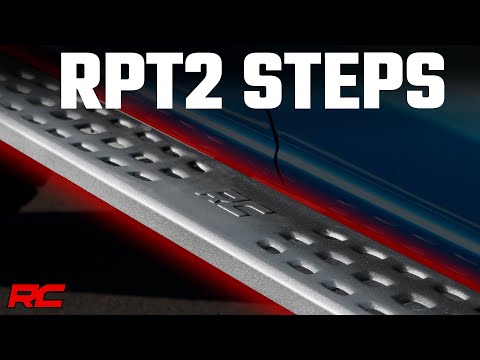 44005 Raptor Style Running Board - Crew Cab - Black - Ford F-150 (15-23)/F-150 Lightning (2022) Rough Country Canada