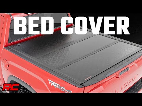 47514551 Hard Low Profile Bed Cover - 5'7" Bed - Cargo Mgmt - Toyota Tundra (22-23) Rough Country Canada