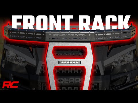 92059 Front Cargo Rack - Black Series LED - 6" Light - Slime Line - Honda Pioneer (16-21) Rough Country Canada