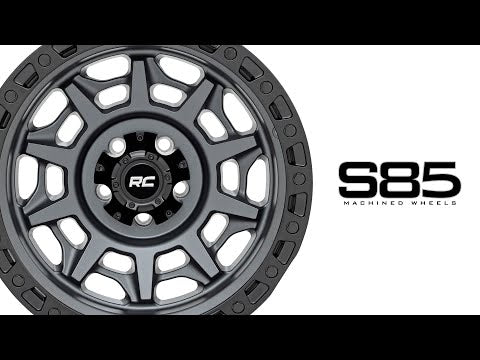 85170917 Rough Country 85 Series Wheel - Simulated Beadlock - Gunmetal Gray/Black - 17x9 - 6x135 - -12mm Rough Country Canada