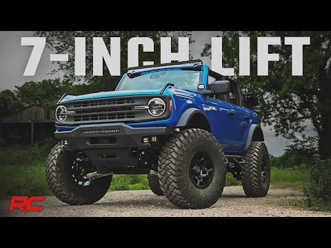 51083 7 Inch Lift Kit - 4-Door Base - Ford Bronco 4WD (2021-2023) Rough Country Canada