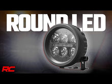 Load image into Gallery viewer, 70900 Black Series Round LED Light Pair - 3.5 Inch - Amber DRL Rough Country Canada
