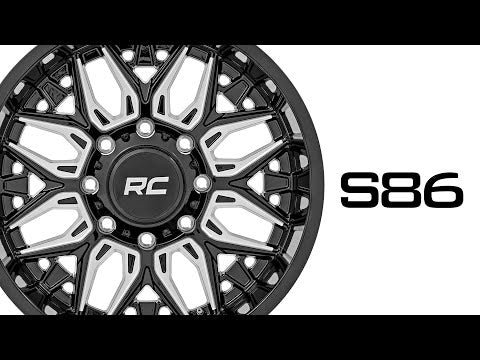 86221006 Rough Country 86 Series Wheel - One-Piece - Gloss Black - 22x10 - 8x180 - -19mm Rough Country Canada