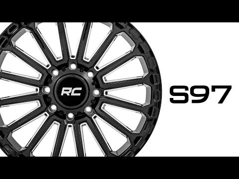97201013 Rough Country 97 Series Wheel - One-Piece - Gloss Black - 20x10 - 5x4.5 - -19mm Rough Country Canada