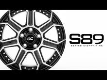 Charger l'image dans la galerie, 89201018 Rough Country 89 Series Wheel - One-Piece - Black Machined Gun Metal - 20x10 - 5x5 - -19mm Rough Country Canada