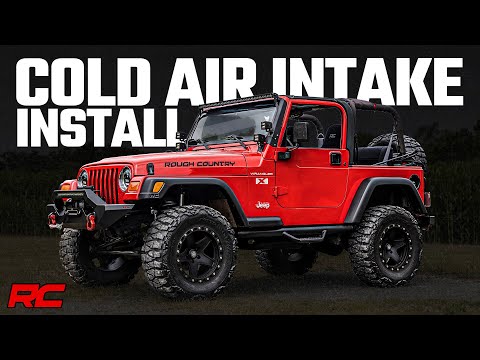 10553 Cold Air Intake Kit - 4.0L - Jeep Wrangler TJ 4WD (1997-2006) Rough Country Canada