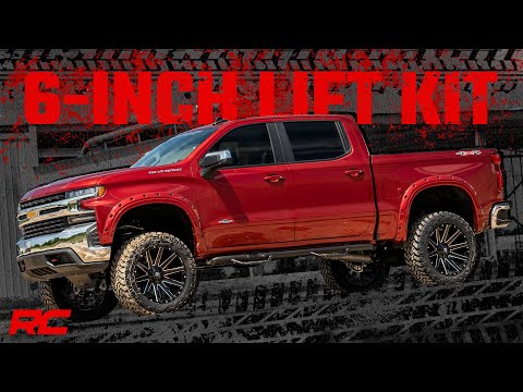21640 6 Inch Lift Kit - Mono Leaf Rear - M1 Struts/M1 - Chevy Silverado 1500 (22-23) Rough Country Canada