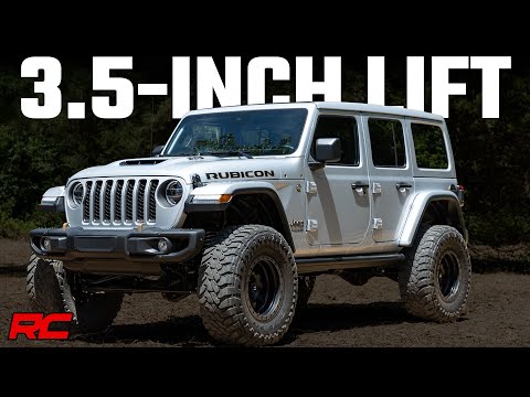 60600 3.5 Inch Lift Kit - C/A Drop - 4-Door - 392 - Jeep Wrangler JL (18-23) Rough Country Canada