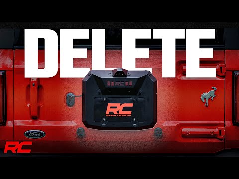 51125 Spare Tire Carrier Delete Kit - Ford Bronco 4WD (2021-2023) Rough Country Canada