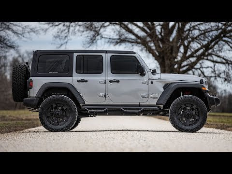 61930 4 Inch Lift Kit - Long Arm - Jeep Wrangler JL 4WD (2018-2023) Rough Country Canada