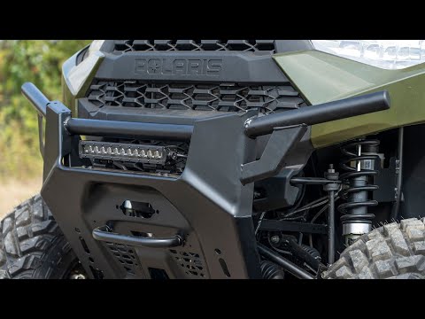 93014 LED Light - Bumper Mount - 12" Black Single Row - Polaris Ranger 1000XP/900XP (19-20) Rough Country Canada