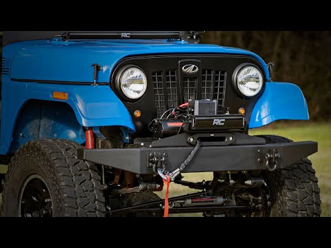 92073 Winch Plate - PRO9500S - Mahindra Roxor 4WD (2018-2021) Rough Country Canada