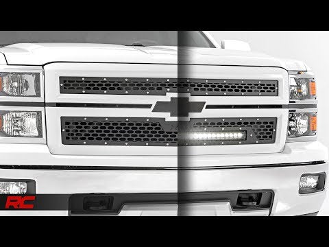 70101 Mesh Grille - Chevy Silverado 1500 2WD/4WD (2014-2015) Rough Country Canada