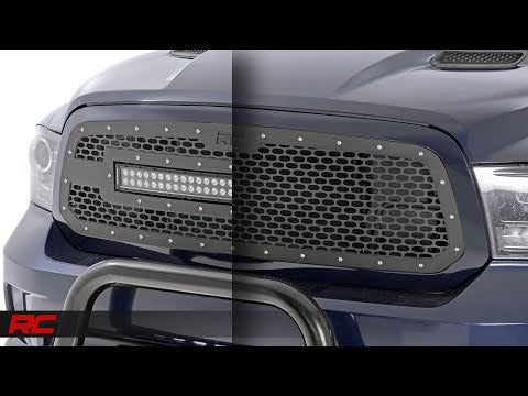 70197 Mesh Grille - Ram 1500 2WD/4WD (2013-2018 & Classic) Rough Country Canada