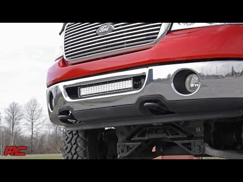 70527 LED Light Mount - Bumper - 20" - Ford F-150 2WD/4WD (2006-2008) Rough Country Canada