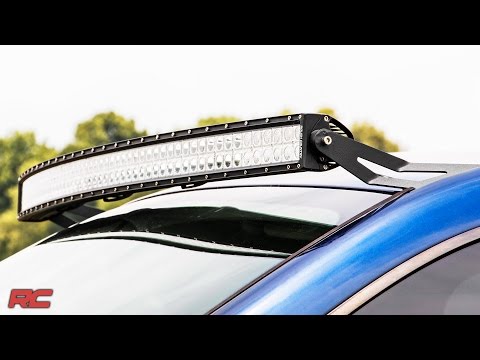 70538 LED Light Mount - Upper Windshield - 54" Curved - Dodge 1500 (02-08) Rough Country Canada