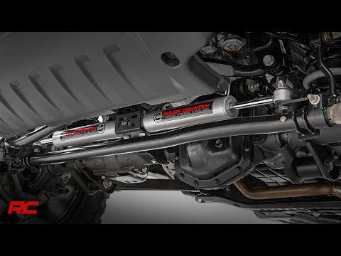 87304 N3 Steering Stabilizer - Dual - 2.5-8 Inch Lift - Jeep Gladiator JT (20-22)/Wrangler JL (18-23) Rough Country Canada