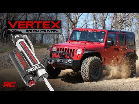689011 Vertex 2.5 Adj Front Shocks - 3-5" - Chevy/GMC 2500HD/3500HD (11-19) Rough Country Canada
