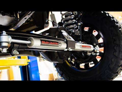 8734930 N3 Steering Stabilizer - Dual - 2-8 Inch Lift - Jeep Wrangler JK (07-18) Rough Country Canada